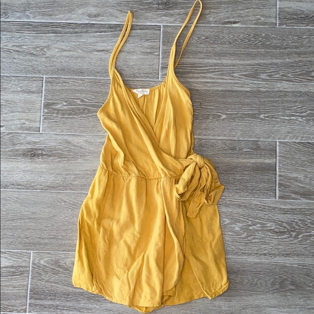 Yellow romper